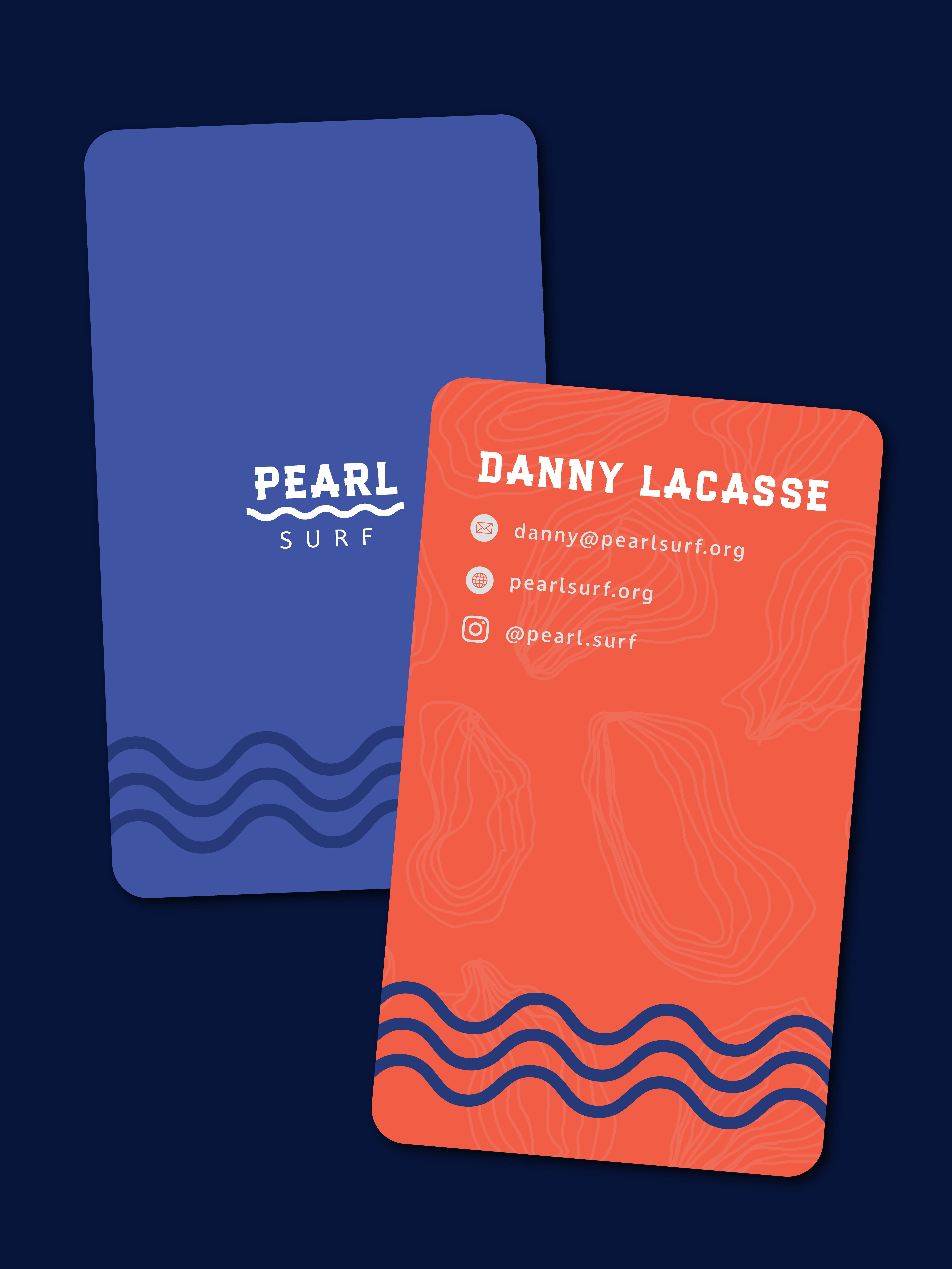 Pearl Surf Business Cards