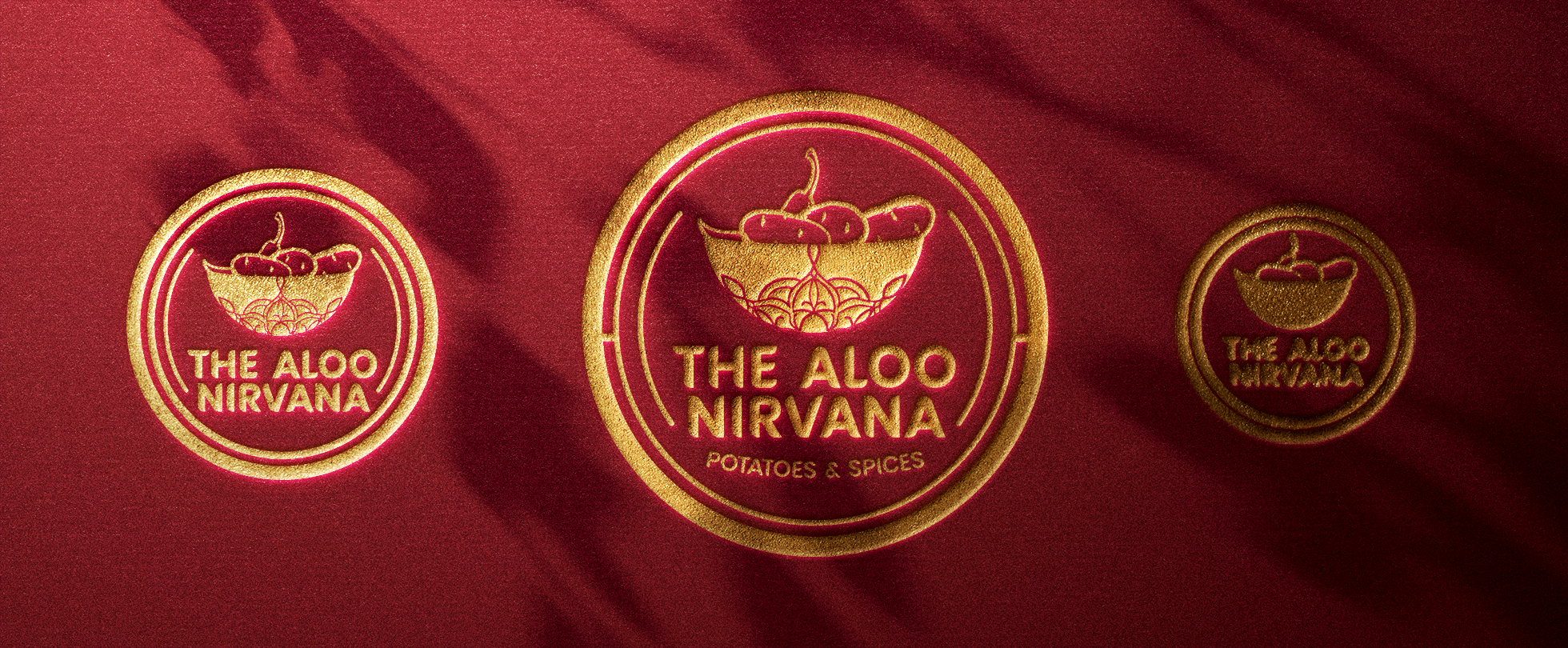 Aloo Nirvana Logos Mockup